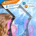 QingSong Full Face Snorkel Mask for Adults, Snorkeling Gear with Camera Mount, 180 Degree Panoramic View Snorkel Set Anti-Fog Anti-Leak (Large-X-Large, 2 Pack - Black+Pink)