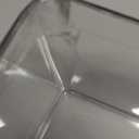 iDesign Pantry Storage Bins with Handles - Organizer Bins for Cabinets or Fridge - 1 PCS - Clear