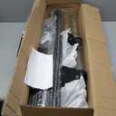 Tessco 5 Arm Candelabra Centerpieces for Tables 42.5'' Tall Floor Candle Holder Metal Candlestick Stand with Acrylic Lampshade for Wedding Holiday Birthday Christmas Party Decor(Black,4 Set)