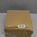 AuldHome Design Mini Christmas Trees (3-Pack, 10-Inch, Flocked); Canadian Pine Greenery Tabletop Holiday Decor