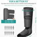 Nekteck Leg Compression Massager for Circulation and Relaxation, FSA Eligible Foot and Calf Massage Machine 2 Modes 3 Intensities with Hand-held Controller for Pain Relief, HSA Adjustable Leg Wraps