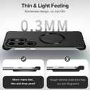 Ultra Slim Case for Samsung Galaxy S26 Ultra Case with Magnetic [Borderless - Original Touch] Matte Slim Phone Case with Mag-Safe, Anti-Fingerprint Cover for Samsung S26 Ultra 5G (Black)