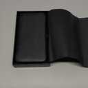 ASH ISLAND Nail Clippers Set - Black Stainless 12 in 1 For Men And Women Manicure Pedicure Travel Kit Luxury Nail File Sharp Nail Scissors Fingernails Toenails with Portable Stylish Case