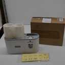 ROCK CLOUD Toothbrush Holder Wall Mounted Automatic Toothpaste Dispenser Squeezer Kit Saving Space, 4 Toothbrush Slots,2 Cups and Drawers for Bathroom (Gray)