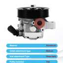 TAUTOY 21-5419 96-5419 Power Steering Pump with Pulley For Honda CR-V 2002 2005-2011, Accord 2006-2007, Element 2006-2011, For Acura RDX 2007-2012, TSX 2006-2008, RSX 2002-2006, 2.0L 2.3L 2.4L