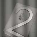 8 Inch Floating House Numbers, Address Numbers for Outside, Metal Silver Large Modern House Numbers, Door Numbers for Mount Aluminum Silver Number 2