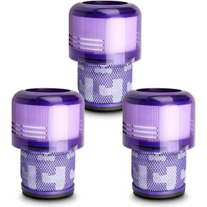 Lemige 3 Pack Vacuum Filters Replacement Parts Compatible with Dyson V11 Torque Drive V11 Animal V11 Complete V11 Extra V15 Detect V15s Detect Submarine Vacuums, Compare to Part 970013-02