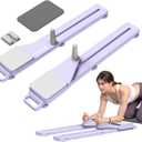 MERACH Pilates Board, Multifunctional Abdominal Plate, Detachable Ab Trainer Machine with Anti-Slip and Quiet Design, Portable Pilates Reformer for Core Workouts, Home Gym Equipment for Women (Purple)