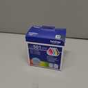 Brother Genuine LC5014PK 4-Pack (1 Each of) Standard Yield Black, Cyan, Magenta, and Yellow Ink Cartridges