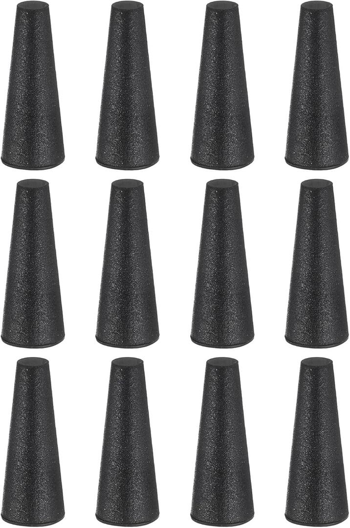 uxcell 12 Pcs Silicone Rubber Tapered Plug, 4mm to 8mm High-Temperature Solid Rubber Stoppers Silicone Plugs for Hole Plugs, Spraying, Coating, Painting Protection, Black, 20mm uxcell 12 Pcs Silicone Rubber Tapered Plug, 4mm to 8mm High-Temperature Solid Rubber Stoppers Silicone Plugs for Hole Plugs, Spraying, Coating, Painting Protection, Black, 20mm