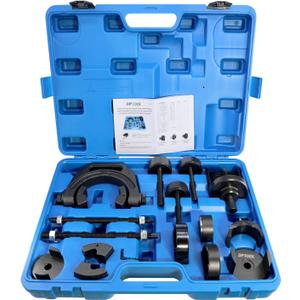 DPTOOL Bushing Press Kit Rear Axle Arm Suspension Bushing Removal Installation Tool Kit Compatible with Toyota Camry & Corolla MPV