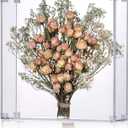 11.2x11.2 Acrylic Shadow Box, Assemble Display Case, DIY Tabletop/Wall Mount Display Frame, All Clear Memory Box for Dried Flowers/Kids Room/Birthday/Wedding(11.2x11.2x3, Assemble Frame)