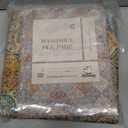 nunubaby Washable Pee Pads for Dogs, Stylish, Non-Slip and Leak-Proof Pee Mat. ultra-absorbent Reusable potty pad for Crates and Floors.(Cream/Multi, 18" x24" )