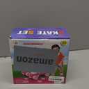 My First Skates - Adjustable Easy Training Inline Roller Skate, Quad-Style 4-Wheel Skates for Beginners, Kids, Toddlers, and Children (Pink)