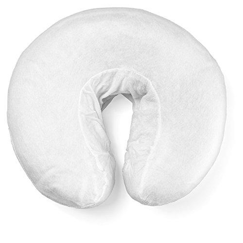Disposbale Deluxe Fitted Cradle Covers - 24 pieces For Use on Massage Table Face and Head Rest (Covers Only) (Pack of 1)