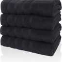 Premium, Set of 4, Extra Large, 100% Cotton, Bath Towels, 30 x 60 inches, Very Soft, Quick-Dry, Lightweight, 600GSM