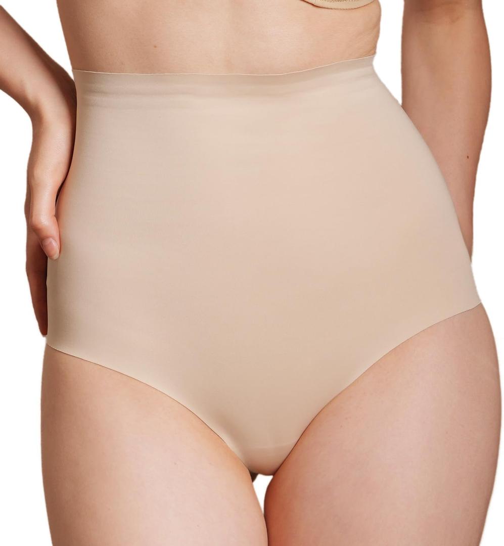 Tummy Control Shapewear Panties, High-Waist Body Shaper, Seamless Shaping Underwear for Daily Wear (XX-Large, Nude)