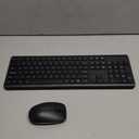 Wireless Keyboard and Mouse Combo, Full Size Silent Ergonomic Keyboard and Mouse, Long Battery Life, Optical Mouse, 2.4G Lag-Free Cordless Mice Keyboard for Computer, Mac, Laptop, PC, Windows