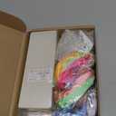 Fuyoooo 376 Pcs Dried Flower Bookmark Making Kit, 150 DIY Bookmark Laminating Pouches with 150 Tassels and Puncher DIY Project Gifts for Mother's Day Women Book Lovers(2 x 6 Inch, Light Colors)