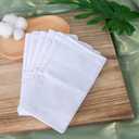 CoCoUSM Mens White 100% Cotton handkerchiefs Pack (12 PCS)