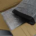 Stackable Fruit Basket for Kitchen Countertop Space Saving, Wall Mounted Mesh Metal Wire Baskets with Wood Lid Extra Storage, 2 Pack Kitchen Counter Organizer for Snack, Onion and Potato Storage (Black)