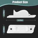 Light Switch Cover,Light Switch Guard Cover,Baby Proof Wall Switch Cover Guard for Rocker Light Switch Protects Your Lights or Circuits from Being Accidentally Turned On or Off(White,6 Pack)