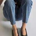 Women’s Modern Cutout Flats, Size 7