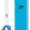 CUDA 7" Freshwater Fillet #18124 Titanium Bonded Corrosion Resistant Stainless Steel Blade Fish Knife with Flex Blade & Non-Slip Grip | Sheath Included