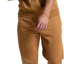 Fruit of the Loom Eversoft Fleece Joggers with Pockets, Relaxed Fit, Moisture Wicking, Breathable, Tapered Sweatpants (Small, Golden Pecan)