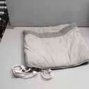 Double Sided Electric Foot Warmer with Machine Washable & 8 Hrs Timer, Feet Heating Pads Non-Slip, Electric Heated Warmers for Bed, Under Desk, Office, Home, Christmas Gifts, Grey, 20''*20