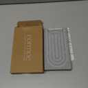 eormoe Diatomite Kitchen Faucet Mat - 14Inch Water Absorbing Stone Tray for Sink, Stone Fast-Drying Faucet Mat for Kitchen Counter Sink Accessories (Grey, 14'' x 3.9'') (Gray)