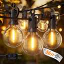 Outdoor String Lights, 55(50+5) FT 25 Bulbs IP65 Waterproof Patio Lights