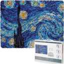 EsLuker.ly Latch Hook Rug Kit DIY Crochet Carpet for Beginners, Starry Sky Patterns Pre-Printed Canvas Yarn Rug Hooking Kits, Creative Craft Home Decor Ideal for Learning Rug Making