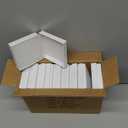 GEFTOL Jewelry Gift Boxes 20 Pack 3.5x3.5x1 Inch Cardboard Jewelry Boxes,Small Gift Boxes for Jewelry Earrings Necklaces Handmade Bangles Bracelets(White)