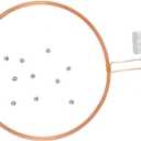 Taidacent 24V 200mm One to Many Long Distance Wireless Inductive Coil Wireless LEDs Induction Wireless Charging Module Wireless Power Supply(1 Transmitter Coil and 10 Mixed Wireless LEDs)