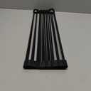 MERRYBOX Roll Up Dish Drying Rack Silicone Wrapped Over The Sink Dish Drying Rack Multipurpose Foldable Sink Drying Mat Anti-Slip & Anti-Rust Dish Rack for Kitchen, 17.5" x 13", Black