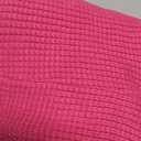 Queenmore XXL Dog Sweater, Large Dog Sweaters for Male Dogs, Turtleneck Plaid Kintsweaters for Large Breeds, Cold Weather Pullover Pet Clothes, Fuchsia 2XL