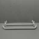 Kojem 240534701 240534901 Replacement Refrigerator Door Shelf Rail Compatible with Frigidaire Kenmore Refrigerator Rack Bar White (1X 240534701, 1X 240534901)