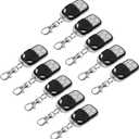 Universal Garage Door Remote, 10Pcs Electric Cloning Universal Gate Garage Door Opener Remote Control Fobs 433MHz Replacement Key Fob