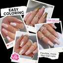 UNA GELLA Medium Square Nail Tips: 216pcs Square Press on Nails Pre-shape Clear Nails Tips for Full Cover Acrylic French False Nails For Nail Extension, Home DIY Nail Salon 12 Sizes False Tips