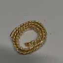 Cuban Link Dog Collar Gold Silver Color Metal Dog Chain Collar Cuban Diamond Chain Pet Collars for Dogs Cats Jewelry 8/10/14/16/18/20/24/28 Inch (22inch, Gold)