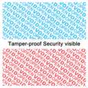 WELSTIK Tamper Evident Security Tape,Tamper Tape Blue,Transfer Tamper Proof Security Void Tapes (Blue, 1.88 inch x 55 Yards)
