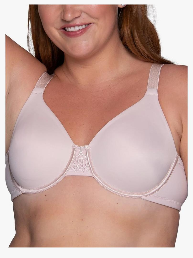 Vanity Fair Women's Beauty Back Smoothing Minimizer Bra, Minimizes Bust Line up to 1.5", Non Padded Cups up to H 34DD