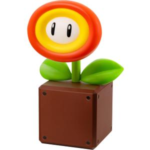 Paladone Super Mario Fireflower LED Lamp, Officially Licensed Nintendo Desk Lamp for Gamer, USB Powered Home Decor Gift