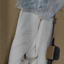 MIULEE Cream Back Tab Blackout Curtain 96 Inch Long 2 Panels Set for Bedroom, Rod Pocket/Pinch Pleat Thermal Insulated Living Room Darkening Pleated Light Blocking Floor to Ceiling Drape