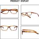 NORPERWIS Reading Glasses 5 Pairs Quality Readers Spring Hinge Glasses for Reading for Men and Women (5 Pack Mix Color, 1.25)