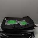 Portable 2-in-1 Pet Carrier for Medium Dogs Large Cat Carrier for 2 Cats Travel Double Dog Crate Set with Portable Carry Bag/Hammocks/Mats/Tent Stakes/2 Pcs Pet Bowls for Outdoor Camping (2.0 Black)