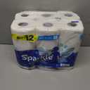 Sparkle Pick-A-Size Paper Towels, Spirited Print Design, 6 Double Rolls (660 Sheets Total) - Strong 2-Ply Towels for Kitchen Cleanup and Everyday Messes