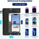 2 x Vacuum Waterproof Phone Pouch IP68 Max 7" Black | Universal Dry Bag Case | Vacuum-sealed for bubble-free HD photos & flawless touch. IP68 waterproof pouch with lanyard for phones up to 7".