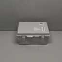 Junction Box, IP67 Waterproof Plastic Enclosure for Electrical Project, Hinged Grey Cover, Includes Mounting Plate and Wall Bracket 290190140mm (11.4"7.5"5.5")